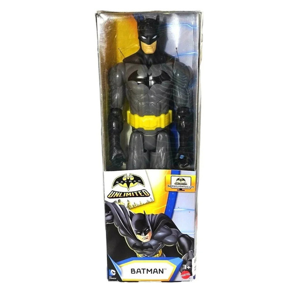 DC Comics Batman Unlimited Posable Action Figure Black Cape Age 3 & Up 12" NEW - Picture 2 of 6
